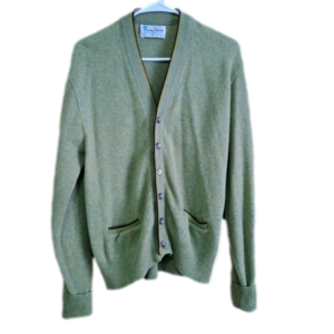 70s Puritan Aquaknit Lambswool Grandpa Sweater Cardi